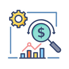 business analysis icon design