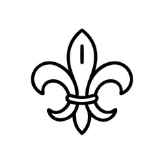 fleur de lis icon design