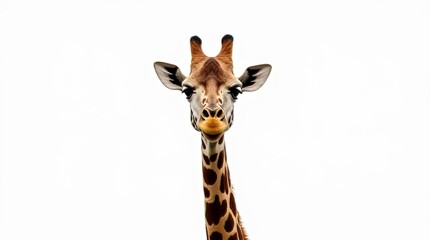 Obraz premium Close-up Portrait of a Giraffe