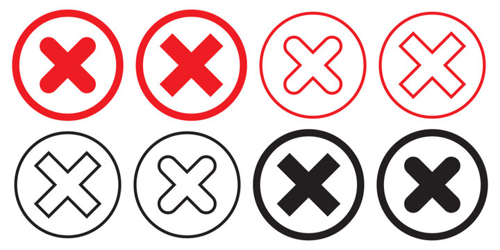 cancle wrong no mark icon symbol sign vectors