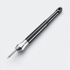 Sleek black and silver precision tool.