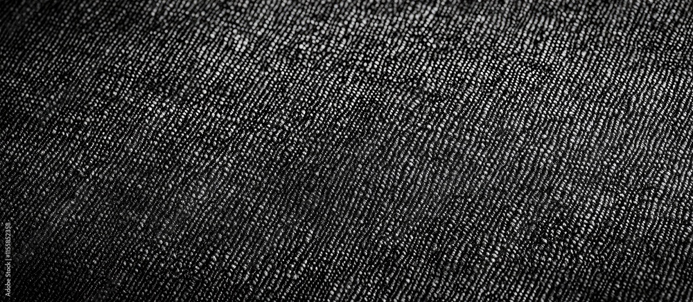 Poster black fabric texture background with empty copyspace for design and text placement in a stylish and 