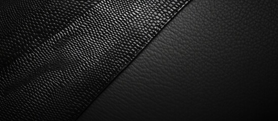 Black Faux Leather Texture with Cobra Snake Pattern and Blank Space for Custom Text or Branding Elements