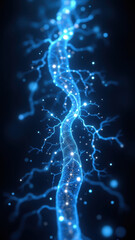 Vagus Nerve Stimulation - Illustrative Image of Electrical Neural Impulses