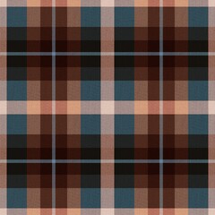 Seamless plaid pattern in earth tones. This can be used for printing on various surfaces like home textiles, fabrics, wallpapers, paper, etc. This backdrop can also be used for digital work.