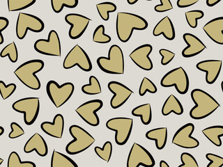 seamless pattern with hearts