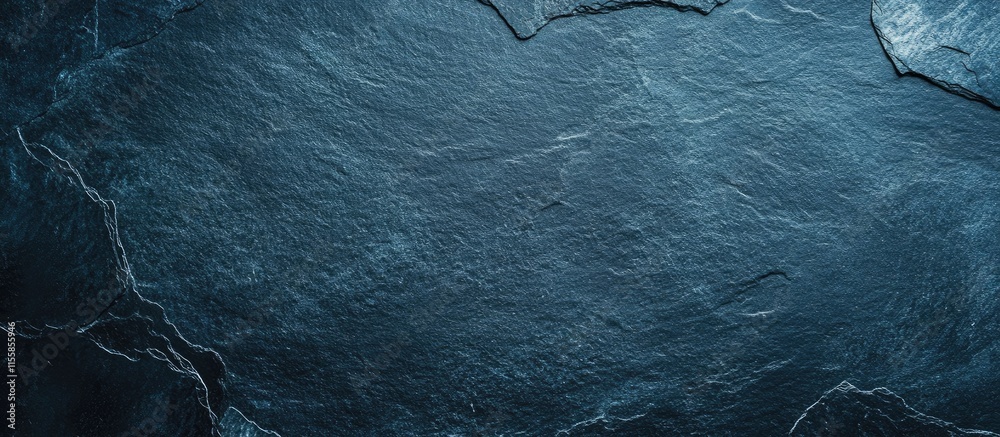 Poster sleek minimalist dark blue surface with textured patterns and ample negative space for design or tex