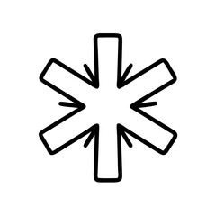 asterisk icon design