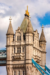 Obraz premium South tower of Tower bridge, London, UK
