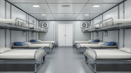 Minimalist Indoor Shelter Design for Relief Efforts