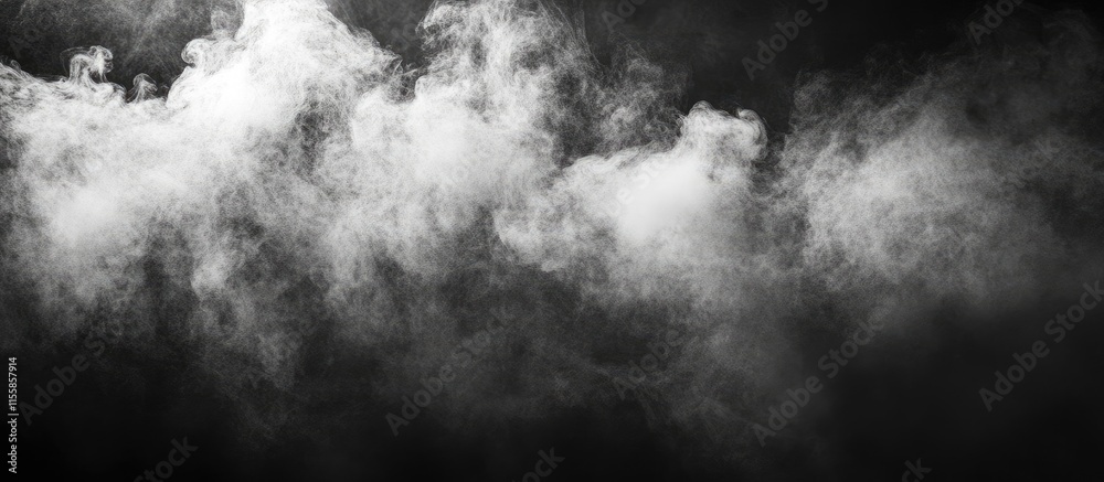 Poster abstract dust particles creating a soft cloudy texture with negative space for text or graphics in d