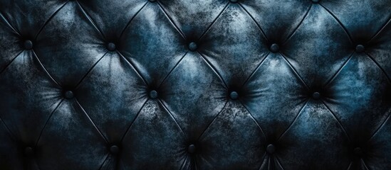 Naklejka premium Elegant dark wood and luxurious velvet upholstery banner with ample blank space for text or promotional content. Perfect for sophisticated designs.