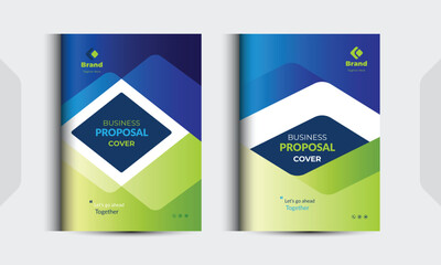 Corporate Business Proposal Catalog Cover Design Template