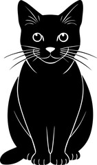 silhouette of a cat