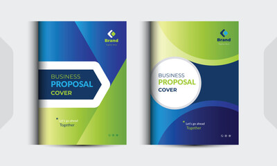 Corporate Business Proposal Catalog Cover Design Template