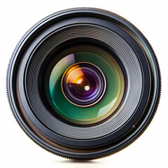 A sleek camera lens designed for precision