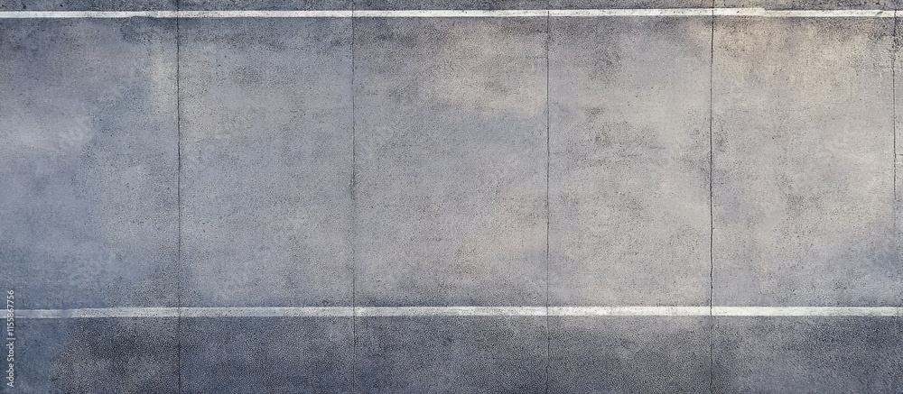 Poster aerial perspective of smooth empty asphalt surface suitable for adding text or graphics in a minimal