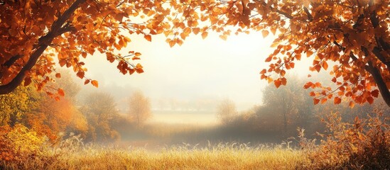 Autumn landscape at Diamond Lake showcasing vibrant foliage and serene waters ideal for nature-themed projects or promotional materials