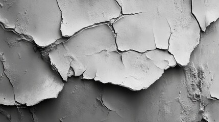 Obraz premium Monochrome grayscale distressed skin patch with bumpy texture and ample copyspace for text placement in aesthetic design and art projects