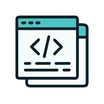 coding icon design