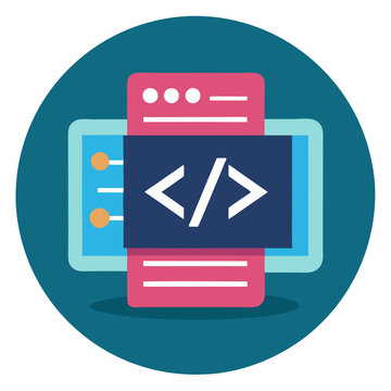 coding icon design