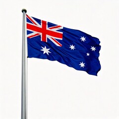 country flag with clipping path