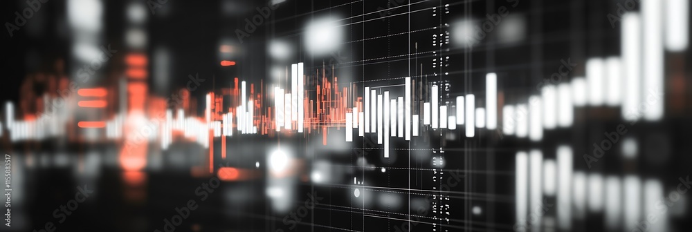 Poster Abstract Digital Sound Wave Visualization with Dynamic Geometric Pattern Background : Generative AI