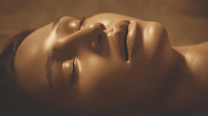 CPR Training Mannequin in Soft Light Setting