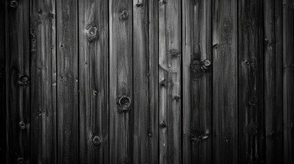 Fototapeta premium Vintage Dark Wood Plank Paneling - Textured Background with Old Wooden Charm