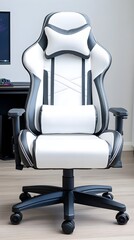Modern White Gaming Chair for Comfort and Style