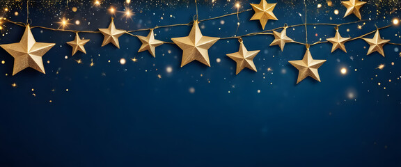 Fototapeta premium christmas background with stars
