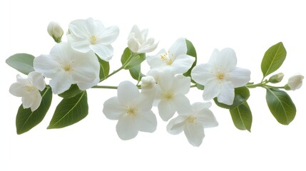 Fototapeta premium Delicate White Blossoms Branching Out Gracefully