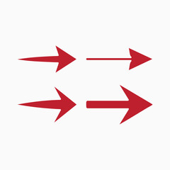 Arrow sign icon, arrows vector set