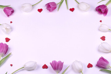 valentine flower background close up