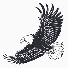 Obraz premium eagle vector illustration on a white background 