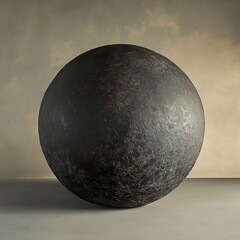 Dark Sphere: Abstract Cosmic Art