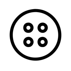 cloth button icon design