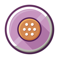 cloth button icon design