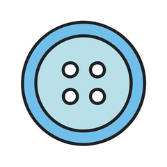 cloth button icon design
