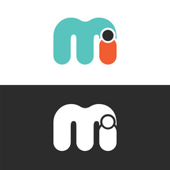 mi typography logo icon 