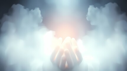 person holding a wand