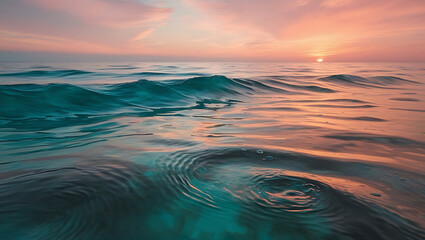 Obraz premium sunset over the sea