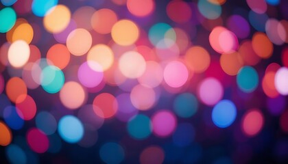 Fototapeta premium Abstract Colorful Bokeh Lights Background Image