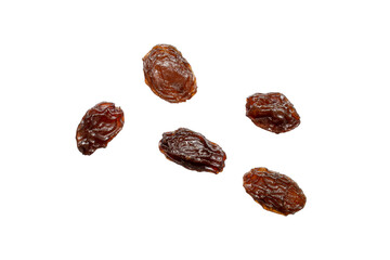 raisins isolated on white background