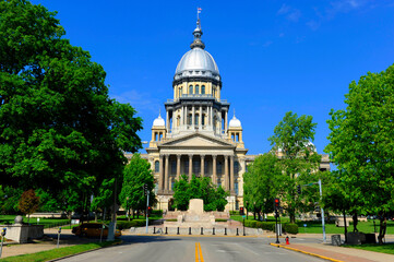 Illinois State Capitol Building Springfield Illinois USA