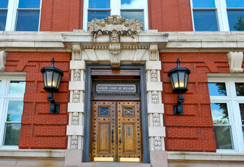 Stste Supreme Courtof Missouri  Building Jefferson City Missouri where the laws for the state of Missouri are intrepretate and ligtigated © Dennis MacDonald