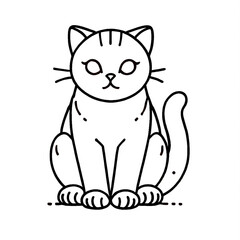 Obraz premium illustration of cat