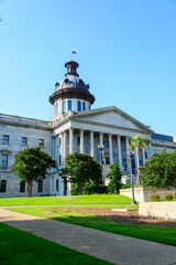 Obraz premium Columbia South Carolina home of the Statehouse Capital building with a rich history