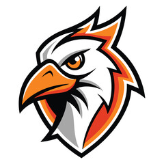 Bird mascot logo
