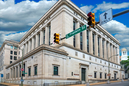 The Supreme court building of the commonwealth or state of Virginia at Richmond